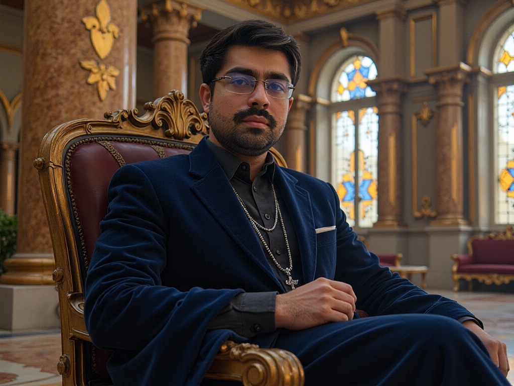 AI headshot example